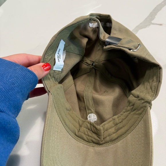 Anine Bing Jeremy Sport Cap - Khaki - Picture 5 of 5